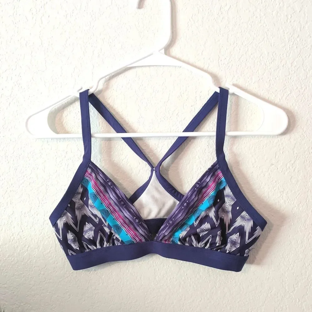Athleta Belize Bikini Top Bohemian Vacation XS